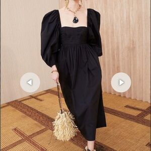 Ulla Johnson Lelani dress black cotton